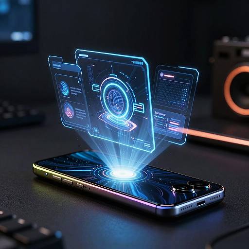 High-End Gaming Phone with 3D Holograms