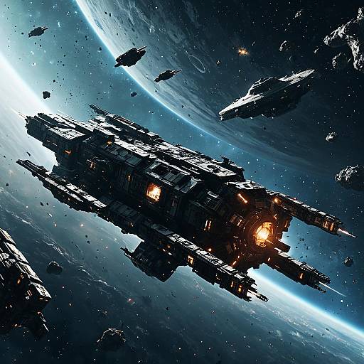 Exploration Spaceships in Deep Space