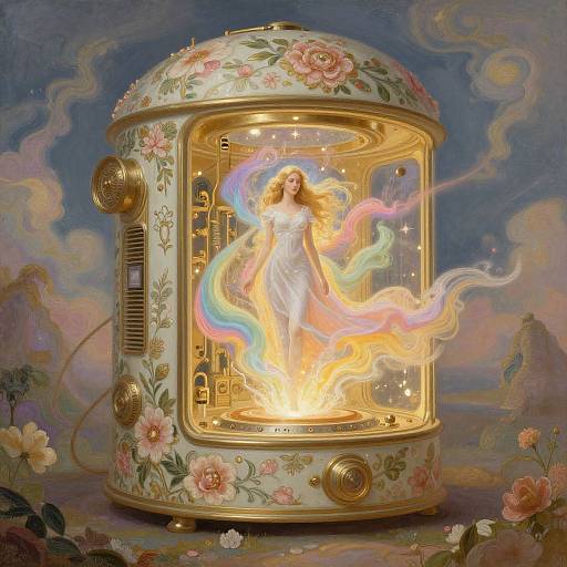 Surreal Mystical Woman Generator