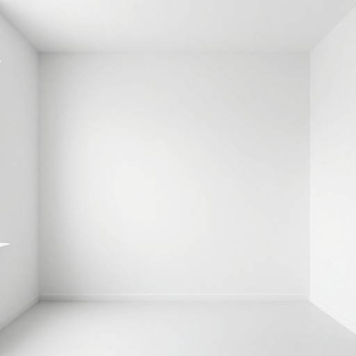 Minimalist White Room Interior