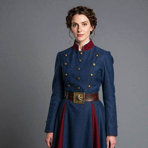 Elegant Civil War Costume Portrait