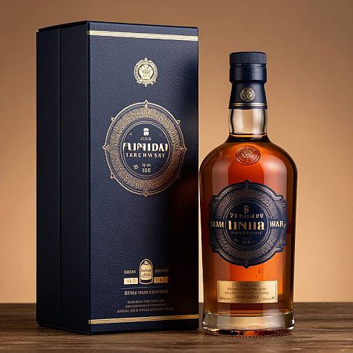 Ornate Luxurious Whisky Packaging Design