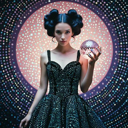 Enigmatic Starlight Nymph in Pastel Elegance