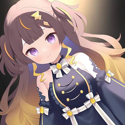 Illustration of Anya melfissa (1st costume), hololive in the style of Usume shirou