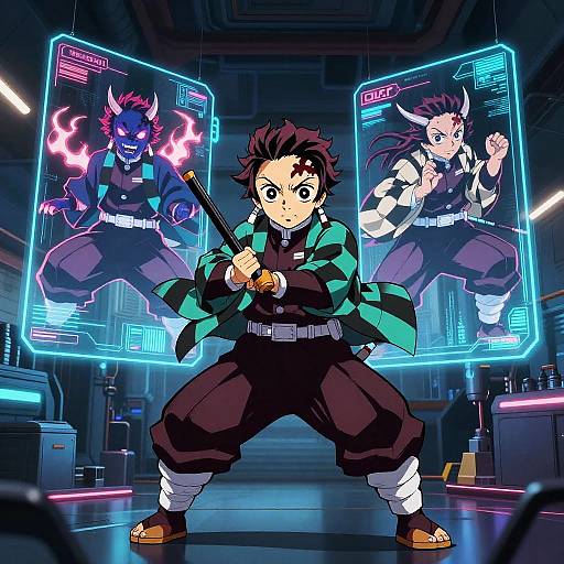 High-Tech Demon Slayer Warriors