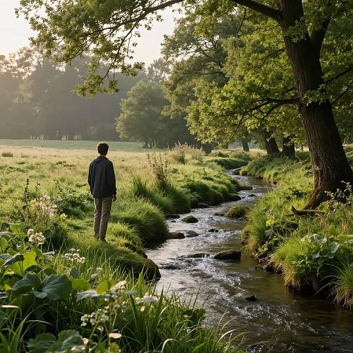 Serene Dawn at Berneval Meadows