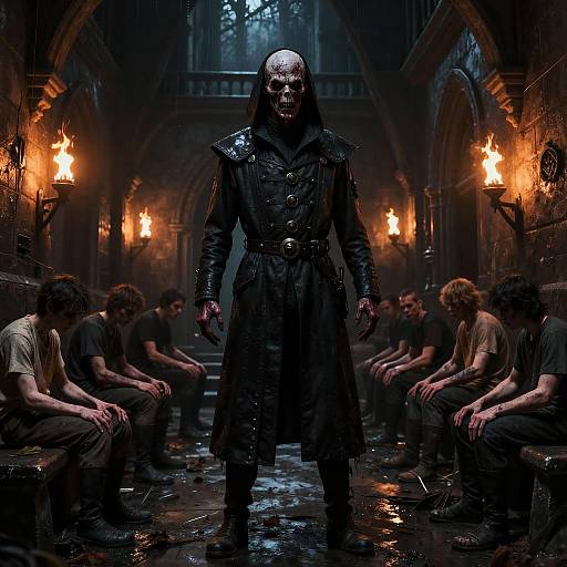 Creepy Dungeon Art Model Shoot