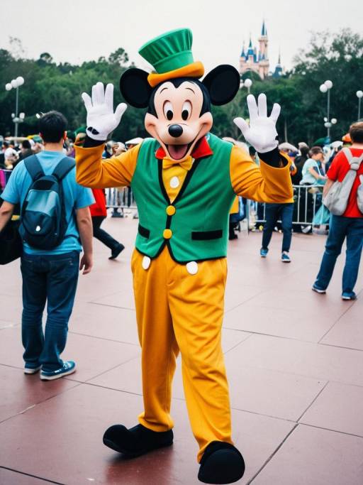 Goofy Costume Character at Disney Park