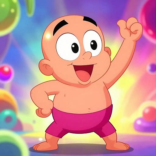 Whimsical Fantasy Cartoon Character