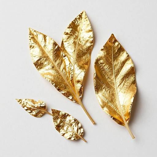 Elegant Edible Gold Leaf Accents