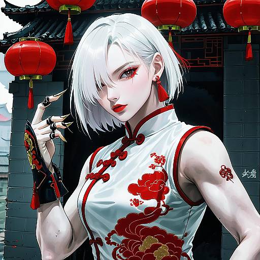 Illustration of A.k.i. (street fighter), street fighter in the style of 6 (yuchae)