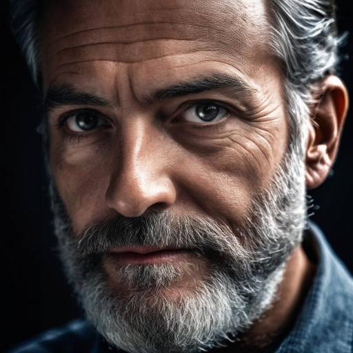 Close-Up of Thoughtful Mature Man