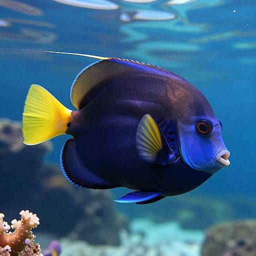 8K Realistic Surgeonfish Pool Render