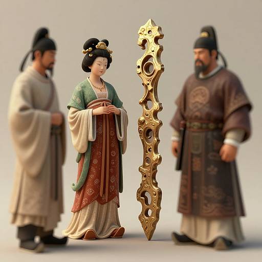 Tang Dynasty Artistic Render in 8K