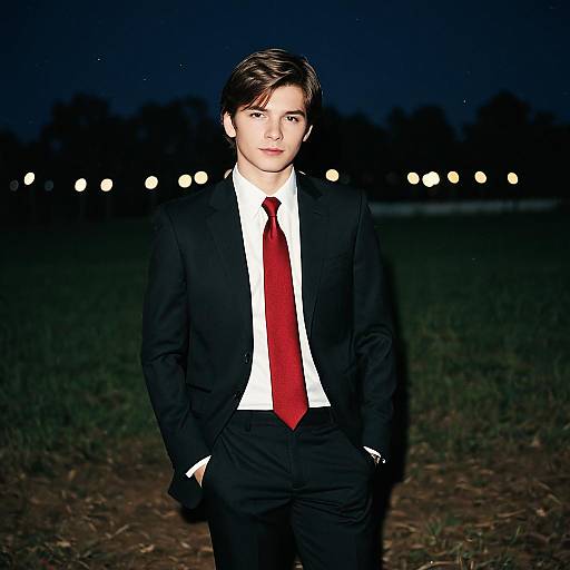 Realistic Evening Trouser Suit Portrait