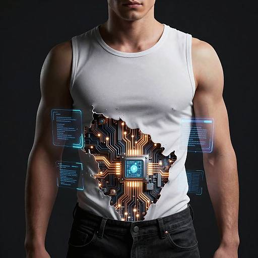 Futuristic AI Avatar Undressing