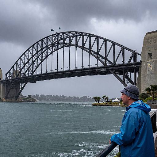 Dramatic Sydney Harbour Bridge Storm