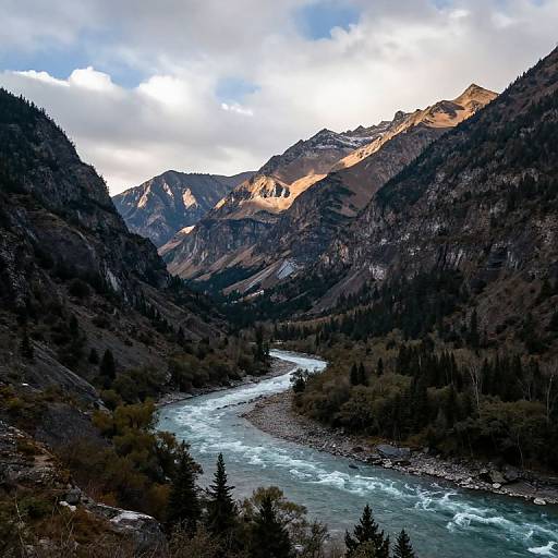 Serenity Among Ancient Mountain Peaks