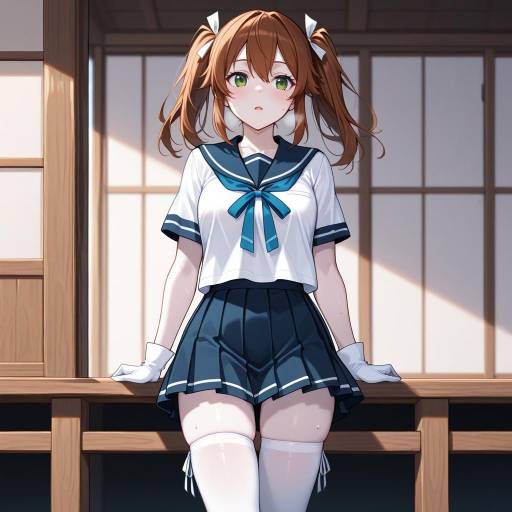 Elegant Cowboy Shot of Admiral Kancolle