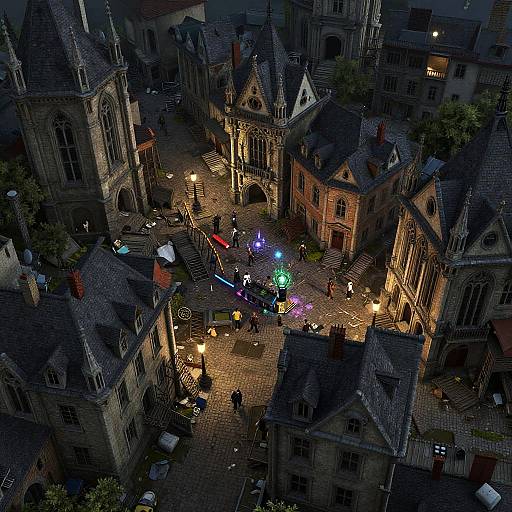 Urban D&D City Battle Map