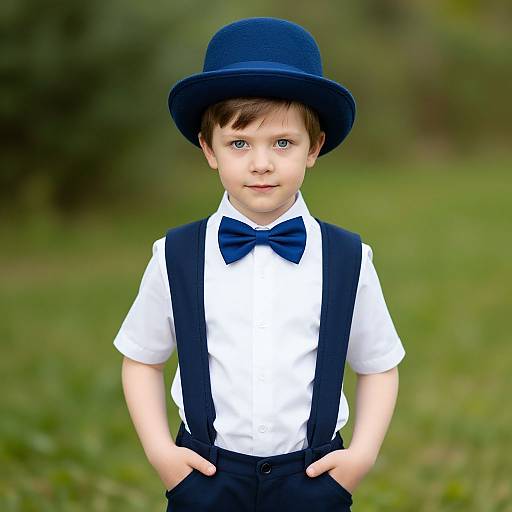 Kid Ringmaster Costume Portrait