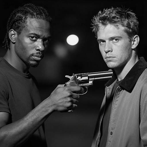 Contrasting Expressions: Handgun Exchange