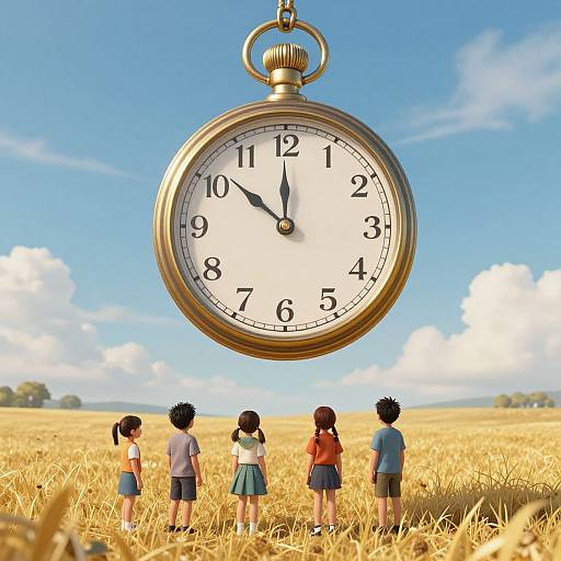 Backward Time: Aging Children in Field