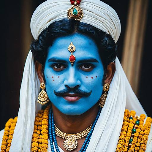 Sree Krishna Male Jayanthi Costume Close-Up