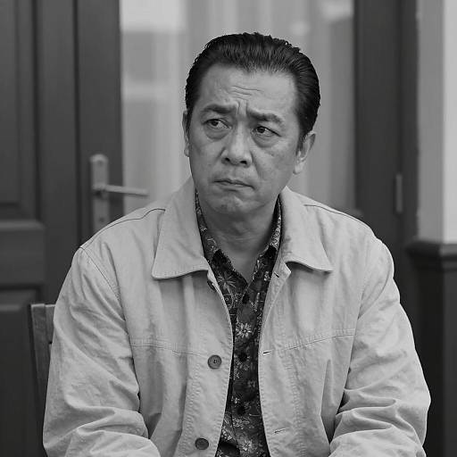 Serious Man in Stylish Jacket Portrait