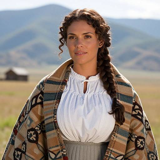 Sacagawea in Authentic Frontier Attire