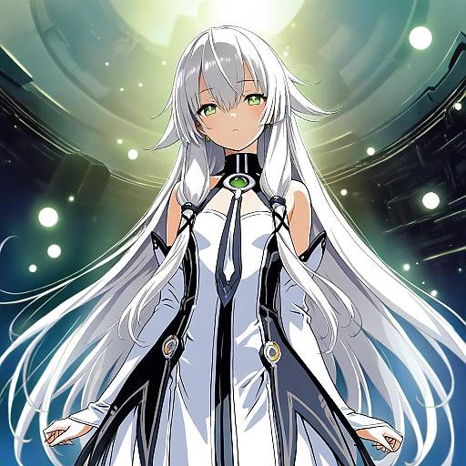 Illustration of Altina orion, eiyuu densetsu in the style of Yamashita takahiro