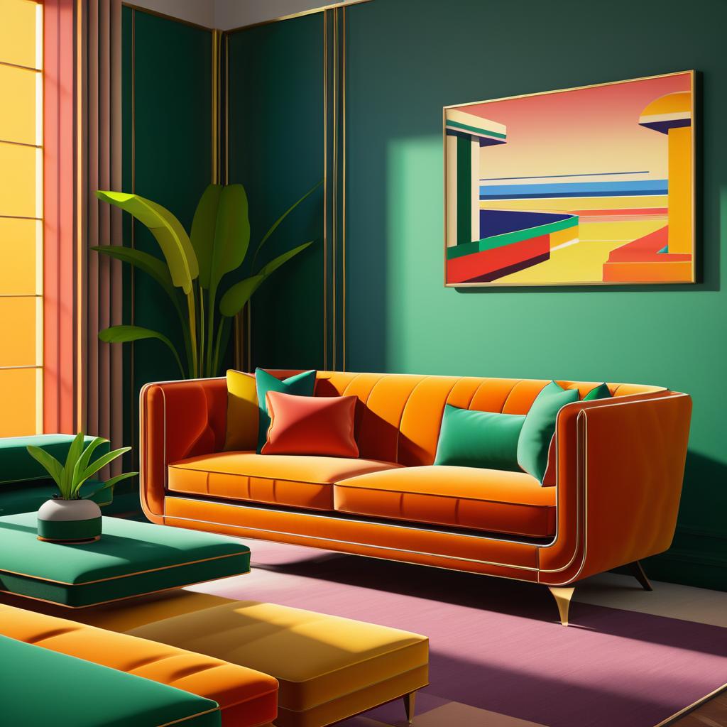 Art Deco Sofa Designs Inspired by Hopper