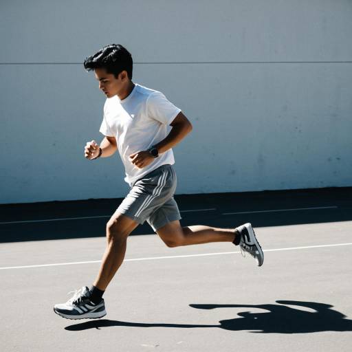 Young Man Running Outdoors