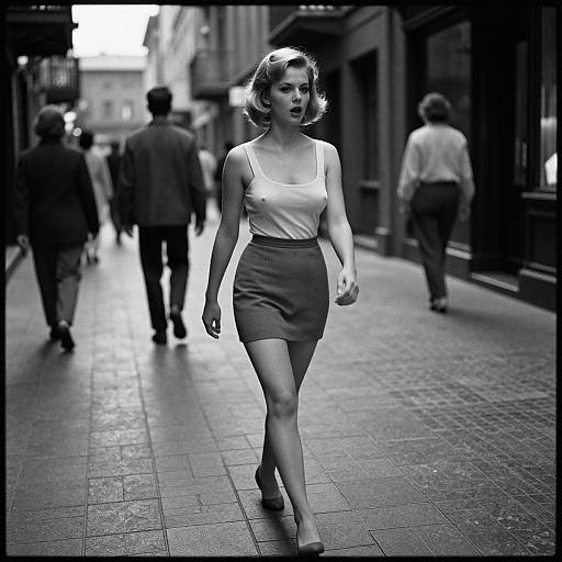 1960s Noir Female Portrait