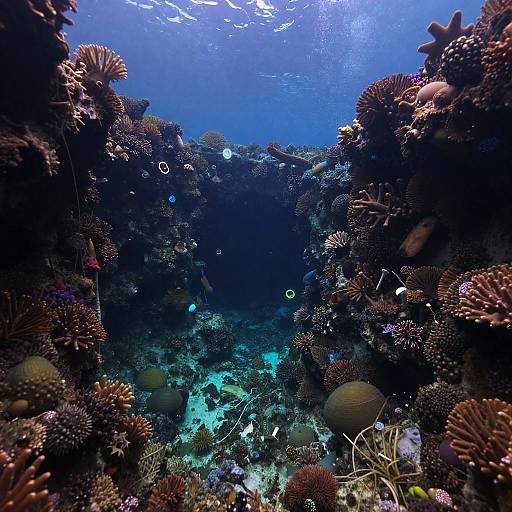 Mystical Underground Coral River