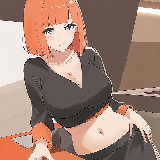 Illustration of Mother (yoru mac), mcdonald's in the style of Saku (kudrove)