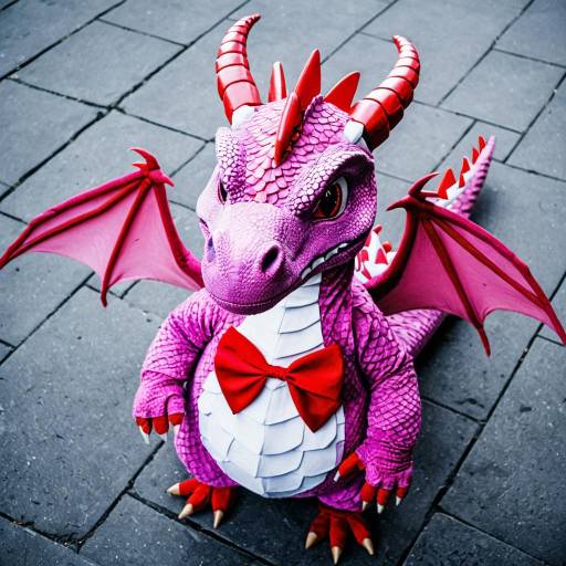 Cosplay of Pink Dragon Character Birdo