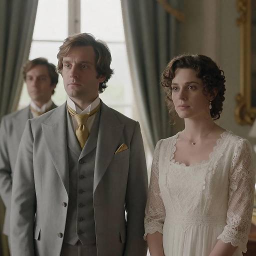 Elegant 19th-Century Formal Portrait