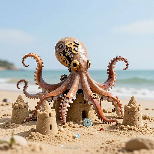 Clockwork Octopus Rewinding Time