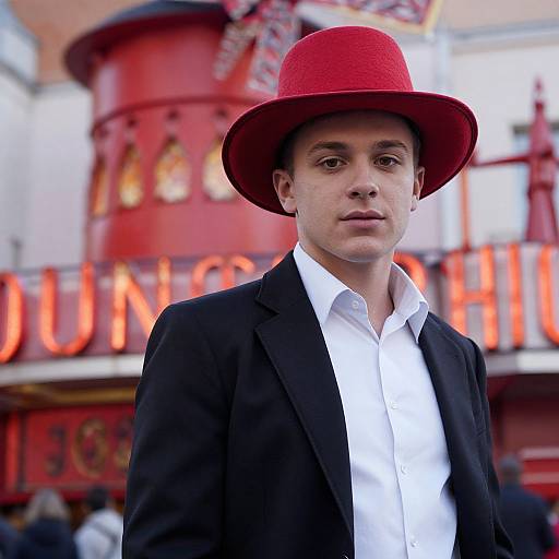 Moulin Rouge Style Solo Male Portrait