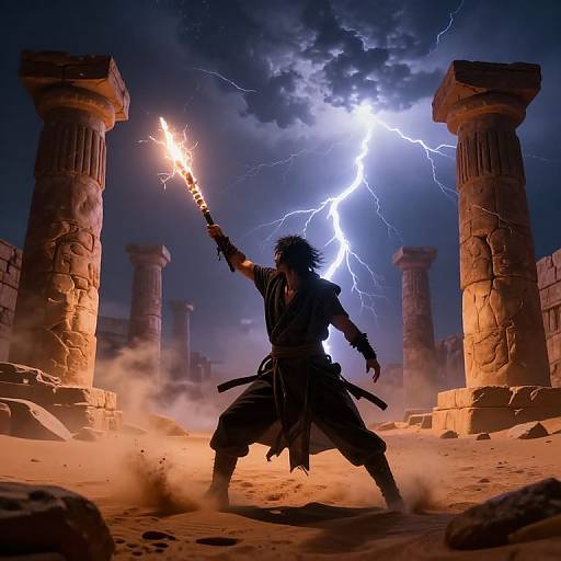 Eonsang in Stormy Desert Battle