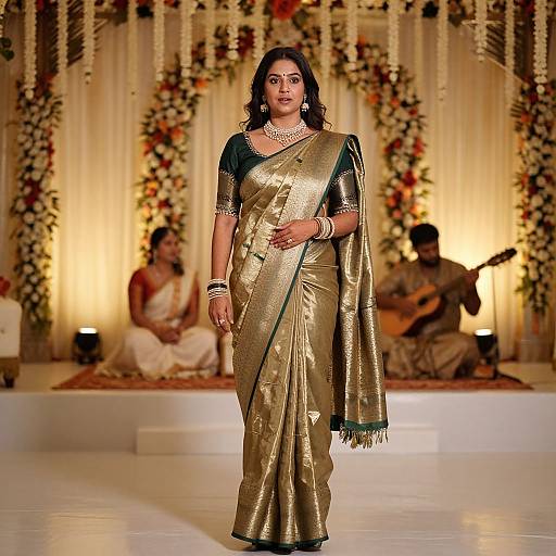 Elegant Traditional Banarasi Wedding Portrait