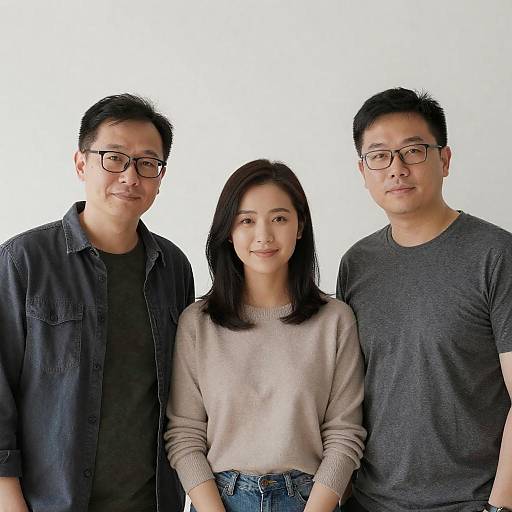 Group Photo of Three Friends Together