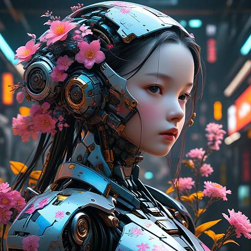 Cyberpunk Mecha Girl Masterpiece