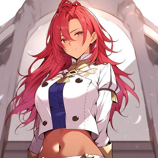 Illustration of Hapi (fire emblem), fire emblem in the style of Nanao (mahaya)