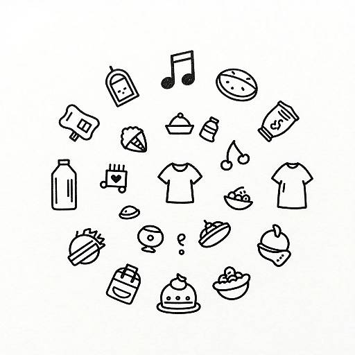 Minimalistic Cultural Diffusion Illustration