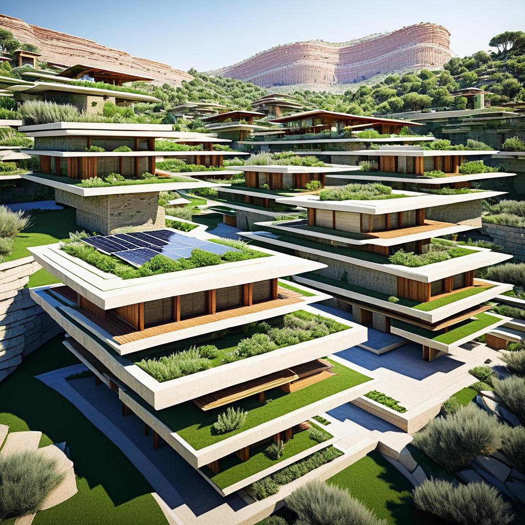 Eco-Friendly Frank Lloyd Wright Housing Design