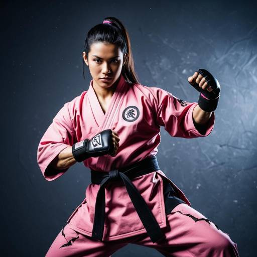 Dynamic Cosplay of Dan Hibiki in Action