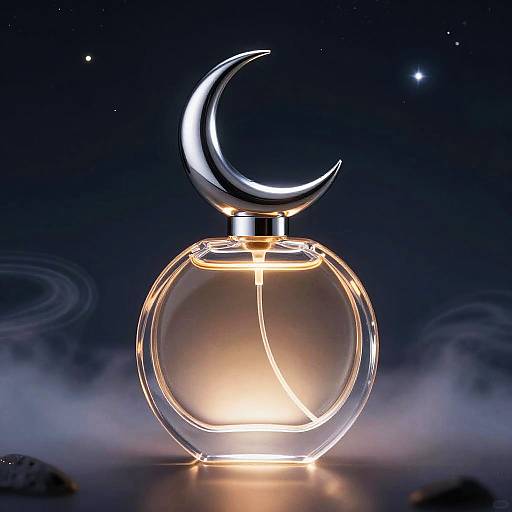 Ethereal Moonlit Perfume Bottle