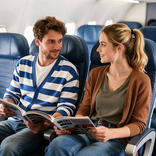 Casual Airplane Interaction Between Friends